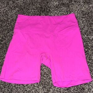 Vibrant Pink Women's Bike Shorts
